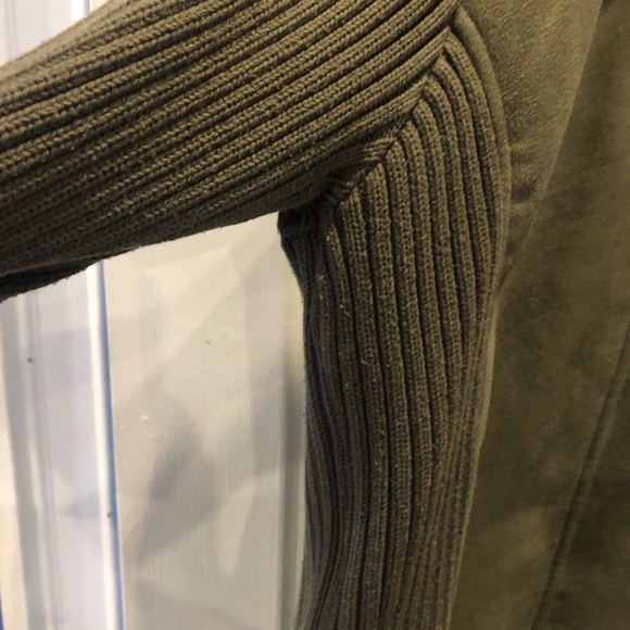 Lady Hathaway Green Faux Suede Jacket XL - Picture 10 of 14